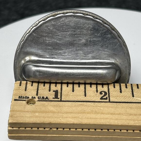 Vintage NDH Gas Cap OEM Fuel Tank Cover Classic Auto Silver - Picture 3 of 10